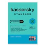 Antivirus – Licence 1 an 4 postes (français, Windows, MacOS, iOS, Android) – Kaspersky Anti-Virus Standard – Licence 4 postes 1 an