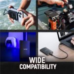 Disque Dur SSD Externe 1Tb Portable jusqu’à 2000 Mo/s USB 3.2 Gen 2×2, résistant à l’eau – Lexar ARMOR 700 1TB