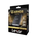 Disque Dur SSD Externe 1Tb Portable jusqu’à 2000 Mo/s USB 3.2 Gen 2×2, résistant à l’eau – Lexar ARMOR 700 1TB