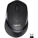 Souris sans fil – droitier – capteur optique 1000 dpi – 3 boutons – Logitech B330 Silent Plus (Original)