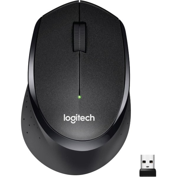 Souris sans fil – droitier – capteur optique 1000 dpi – 3 boutons – Logitech B330 Silent Plus (Original)