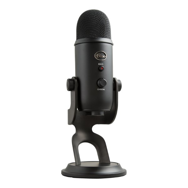 Micro à 3 capsules électrostatiques – directivité multiple – USB – sortie casque – pour – Logitech Blue Yeti USB