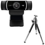 Webcam Full HD 1080p avec deux microphones omnidirectionnels et trépied – Logitech C922 Pro