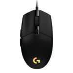 Souris filaire pour gamer – droitier – capteur optique 8000 dpi – 6 boutons programmables – Logitech G G102 LightSync (Original)