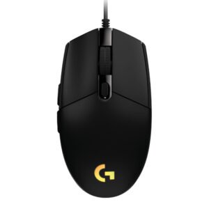 Souris filaire pour gamer – droitier – capteur optique 8000 dpi – 6 boutons programmables – Logitech G G102 LightSync (Original)