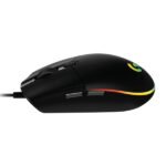 Souris filaire pour gamer – droitier – capteur optique 8000 dpi – 6 boutons programmables – Logitech G G102 LightSync (Original)
