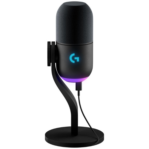 Micro supercardioïde USB – rétroéclairage RGB – Logitech G Yeti GX USB