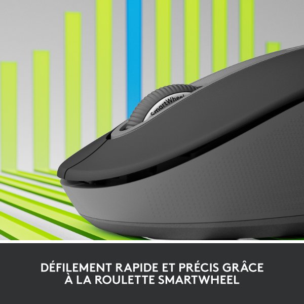 Souris sans fil – droitier – capteur optique 2000 dpi – 5 boutons – Logitech M650 (Original)