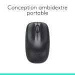 Ensemble clavier + souris sans fil connectivité avec Dongle USB – QWERTY, Anglais – Logitech MK220 (Original)