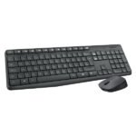 Ensemble clavier + souris sans fil connectivité avec Dongle USB – QWERTY, Anglais – Logitech MK235 (Original)