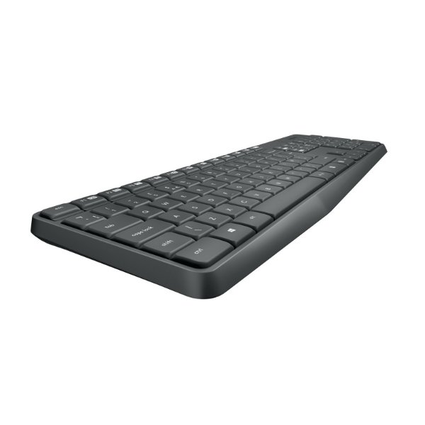 Ensemble clavier + souris sans fil connectivité avec Dongle USB – QWERTY, Anglais – Logitech MK235 (Original)