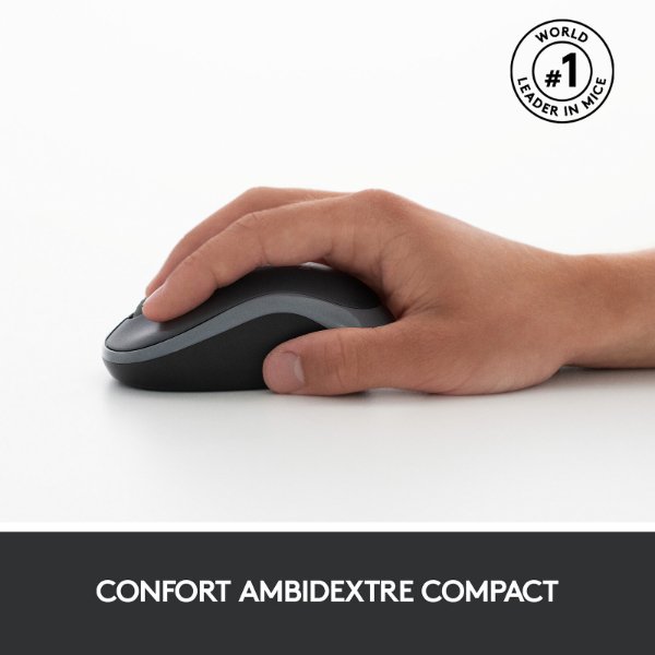 Ensemble clavier + souris sans fil connectivité avec Dongle USB – QWERTY, Anglais – Logitech MK270 (Original)