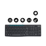 Ensemble clavier + souris sans fil connectivité avec Dongle USB – QWERTY, Anglais – Logitech MK275 (Original)