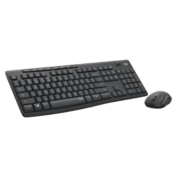 Ensemble clavier + souris sans fil connectivité avec Dongle USB – QWERTY, Anglais – Logitech MK295 (Original)