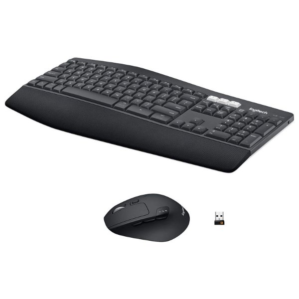 Ensemble clavier + souris sans fil connectivité avec Dongle USB – QWERTY, Anglais – Logitech MK850 Performance (Original)