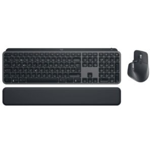 Ensemble sans fil souris + clavier – capteur optique 8000 dpi – 7 boutons – technologie – Logitech MX Keys S Combo (Original)