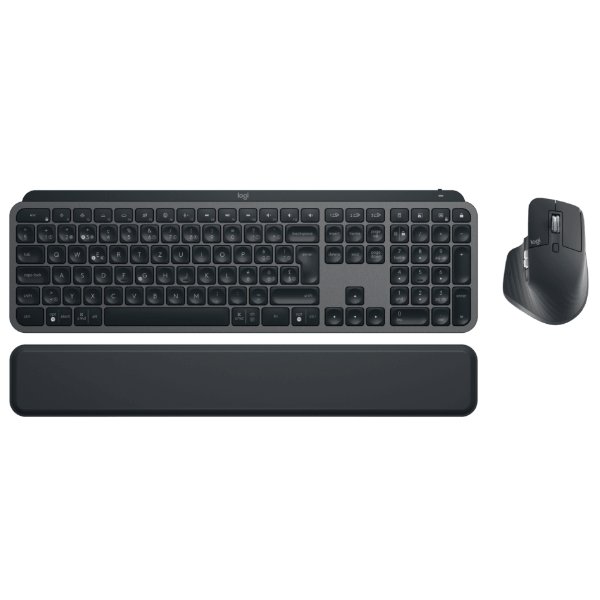 Ensemble sans fil souris + clavier – capteur optique 8000 dpi – 7 boutons – technologie – Logitech MX Keys S Combo (Original)