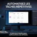 Ensemble sans fil souris + clavier – capteur optique 8000 dpi – 7 boutons – technologie – Logitech MX Keys S Combo (Original)