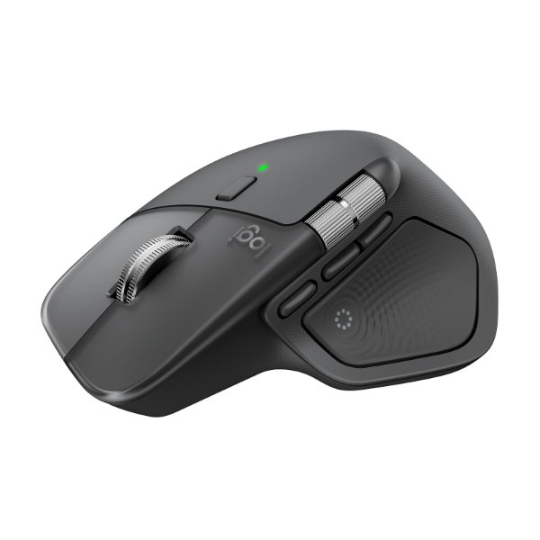 Souris sans fil – droitier – capteur laser 8000 dpi – 8 boutons – molette exclusive pour – Logitech MX Master 4 (Original)