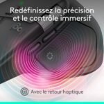 Souris sans fil – droitier – capteur laser 8000 dpi – 8 boutons – molette exclusive pour – Logitech MX Master 4 (Original)