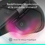 Souris sans fil – droitier – capteur laser 8000 dpi – 8 boutons – molette exclusive pour – Logitech MX Master 4 for Mac (Original)