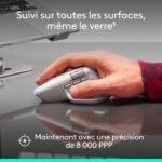 Souris sans fil – droitier – capteur laser 8000 dpi – 8 boutons – molette exclusive pour – Logitech MX Master 4 for Mac (Original)
