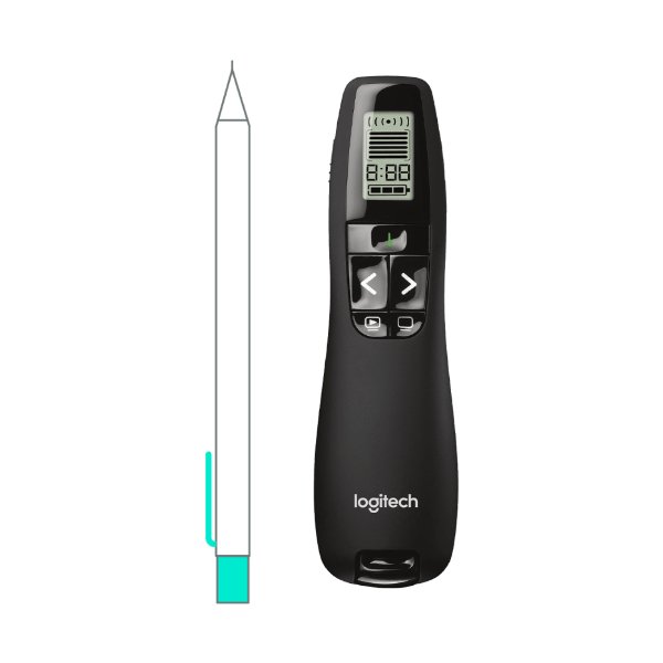 Télécommande de présentation / Pointeur Laser – Logitech Professional Presenter R800
