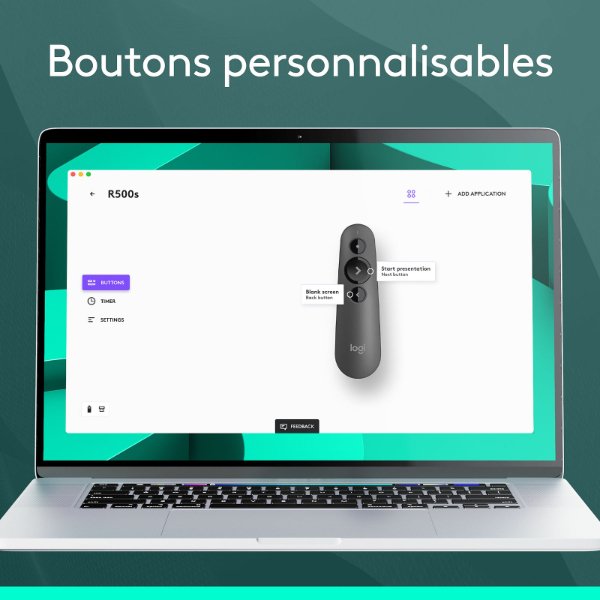 Logitech R500s Laser Presentation Remote