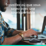 Souris sans fil – ambidextre – capteur optique 1000 dpi – 3 boutons – Logitech Wireless Mouse M186 (Original)