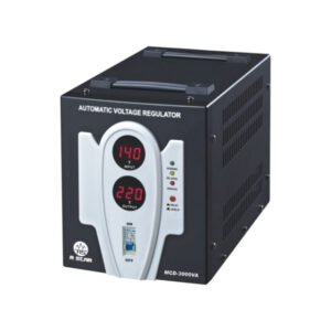 Régulateur de tension automatique Digital 3000VA / 3KVA, contrôle par microprocesseur – R SCAR MCD-3000VA