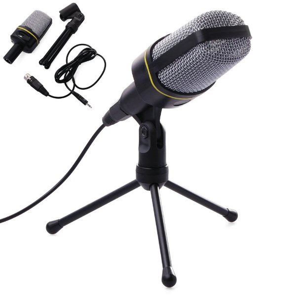 Micro de réduction de bruit pour ordinateur avec trépied Microphone à condensateur SF-920 – Microphone SF-920