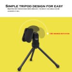 Micro de réduction de bruit pour ordinateur avec trépied Microphone à condensateur SF-920 – Microphone SF-920