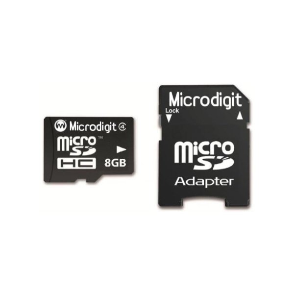 Carte Mémoire Micro SDHC 8Go – Microdigit MicroSDHC 8GB