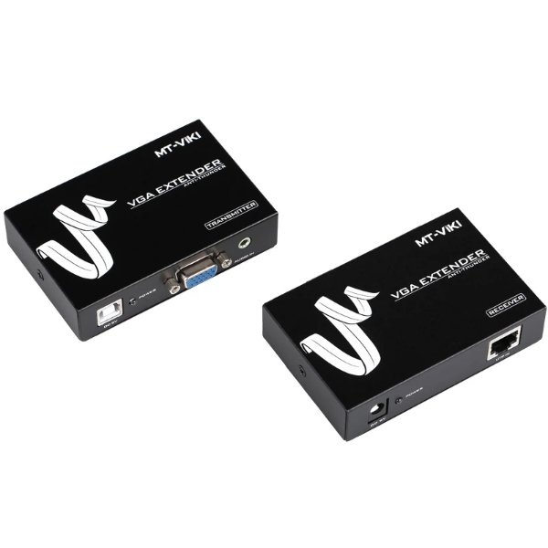 Extender VGA 50m sur Ethernet Cat6, 1 entrée, 2 sorties, 1080p – MT-VIKI MT-50T