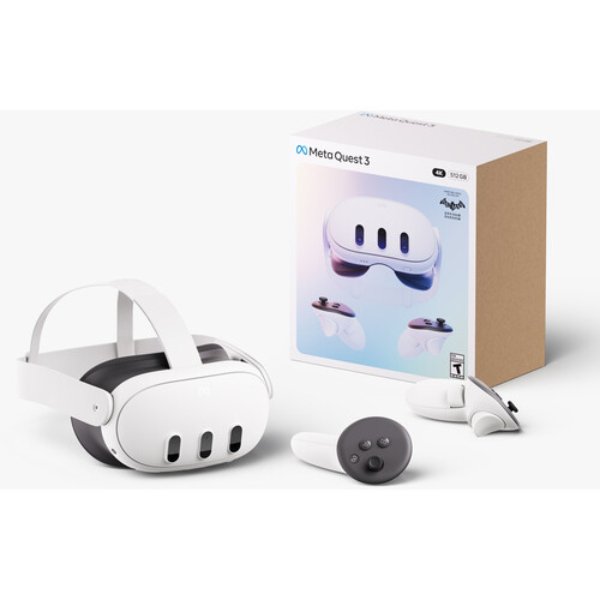 Casque VR tout-en-un avancé avec stockage 512Gb – Meta Quest 3 4K (512GB)