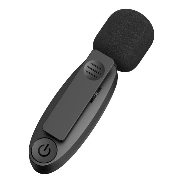Micro cravate sans fil pour 1 personne avec connecteur Lightning à réduction de bruit – Micro cravate sans fil AP004-L / iphone