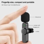 Micro cravate sans fil 3 en 1 pour 1 personne à réduction de bruit – Micro cravate sans fil AP031-3IN1