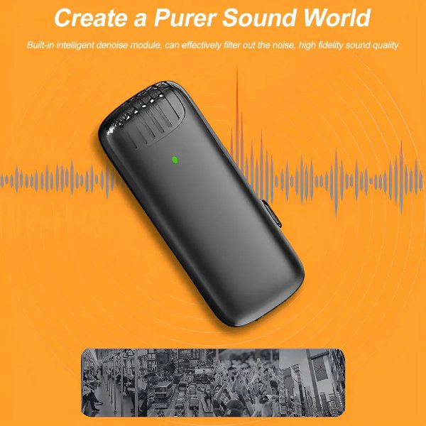 Micro cravate sans fil avec étui de chargement intelligent avec connecteur Lightning – Micro cravate sans fil J11-L / iphone