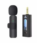 Micro cravate sans fil pour 1 personne avec connecteur 3.5 à réduction de bruit – Micro cravate sans fil K35-1 / 1 Micro