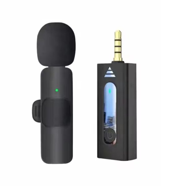 Micro cravate sans fil pour 1 personne avec connecteur 3.5 à réduction de bruit – Micro cravate sans fil K35-1 / 1 Micro
