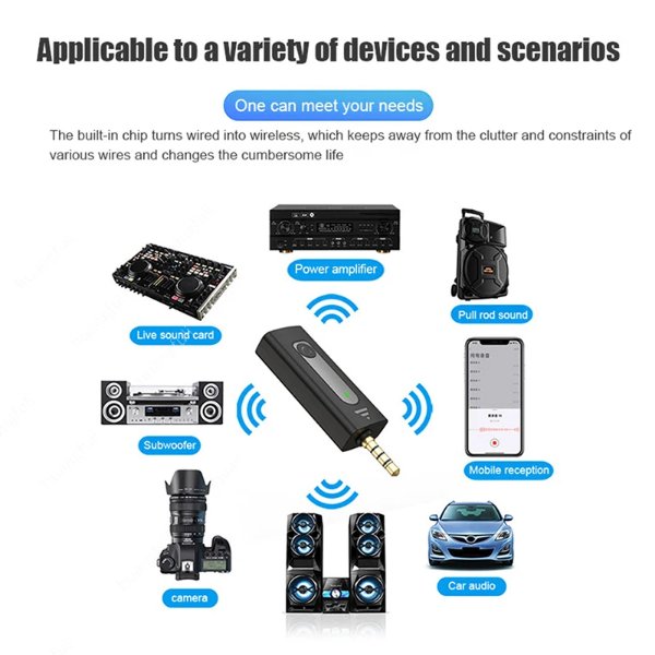 Micro cravate sans fil pour 1 personne avec connecteur 3.5 à réduction de bruit – Micro cravate sans fil K35-1 / 1 Micro