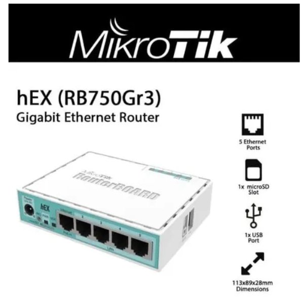 Mikrotik hEX RB750Gr3