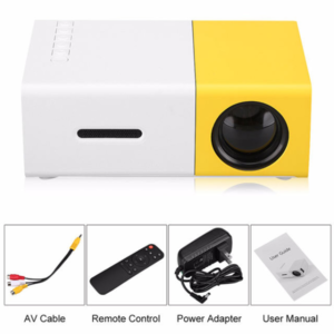Mini VidéoProjecteur Portable Portable Pro, 480×272 Pixels, compatible HDMI 1080P, Audio – Mini VidéoProjecteur Portable YG-300