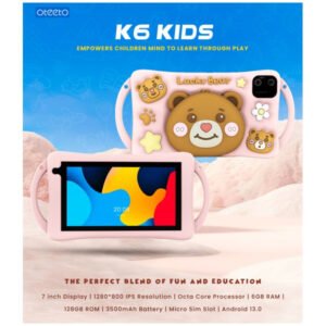 Tablette Oteeto K6 KIDS 1 Sim 5G + Wifi 6Gb Ram / 128Gb Memoire 7 Pou