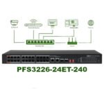 Switch 24 ports Gigabit 10/100/1000 Mbps PoE+ (+ 1 ports combo SFP 1 Gbit/s) – Dahua PFS3226-24ET-240