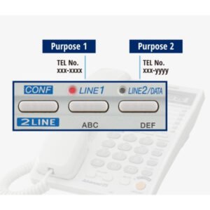 Téléphone fixe filaire – Panasonic KX-T2378MXW