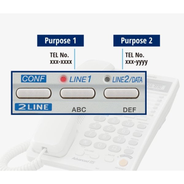 Téléphone fixe filaire – Panasonic KX-T2378MXW