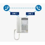 Téléphone fixe filaire – Panasonic KX-T2378MXW