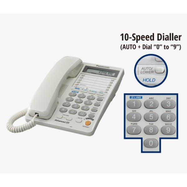 Téléphone fixe filaire – Panasonic KX-T2378MXW