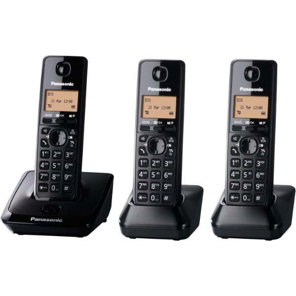 Téléphone fixe portatif sans fil numérique avec 3 combinés – Panasonic KX-TG2713